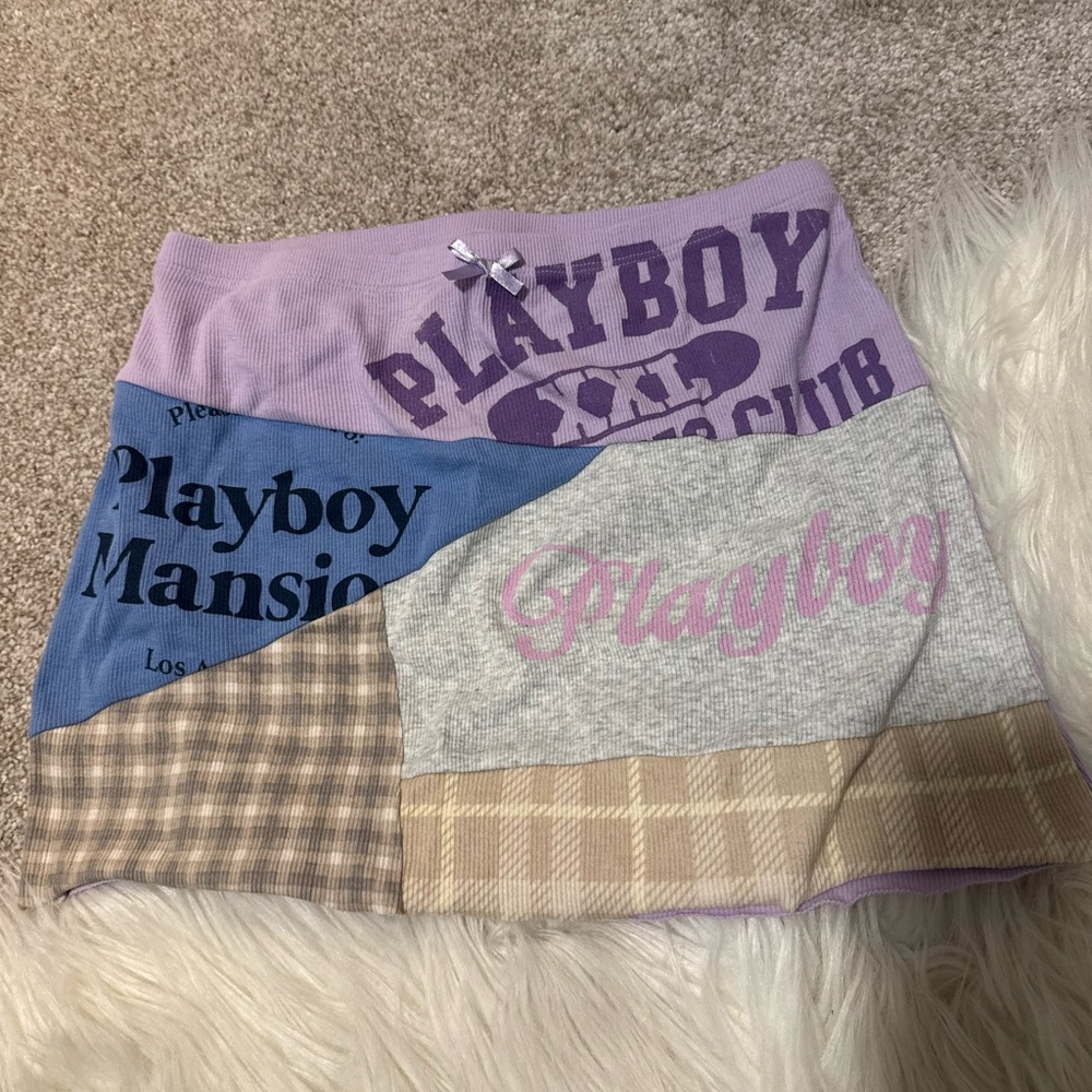 PacSun/Playboy Patchwork Mini Skirt